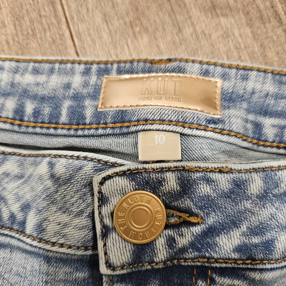 Kut from the Kloth High Rise Wide Leg Jean; EUC; Size 10 - Picture 6 of 7